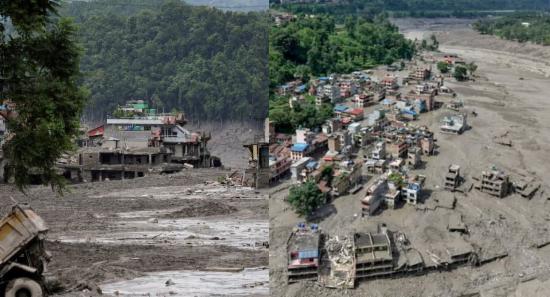 Massive Flash Flood Hits Nepal-Tibet Border
